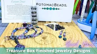 @Potomacbeadco Enchanted Forest Bead Haul & Finished Jewelry Best Bead Box