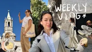 una semanita en mi vida | brand trip a Arequipa, running era, hauls & más