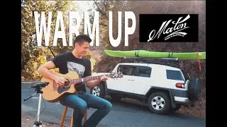 Maton EBG808TE guitar warm up | Fingerstyle