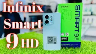 Infinix smart 9 hd blue colour unboxing and review