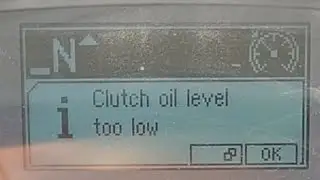 شرح مستوى زيت دبرياج/Clutch oil  low