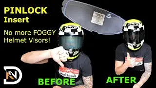 Pinlock Motorcycle Helmet Visor -  How to Stop Visor Fog
