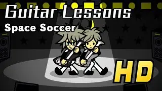 Guitar Lessons (Space Soccer Song) - Rhythm Heaven [HD WIDESCREEN]  -  Gameplay Demonstration