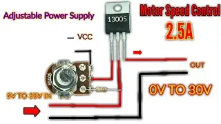 How to make motor speed controller from old cfl lamp | New Idea From old CFL transistor 13005 | Easy