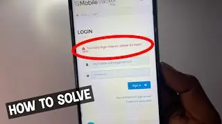 Too many login failures please try again |How to Solve mobile tracker App Not Login Problem Solution