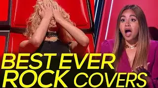 BEST ROCK COVERS OF ALL TIME | THE VOICE TOP 10 AUDITIONS