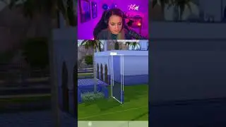 Building a cute fence in The Sims 4! 