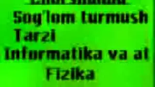 DARS JADVALI BY ILDAMBEK STUDIO.NET