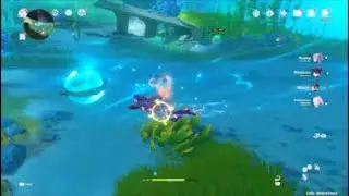 Genshin Impact - Elynas Fontaine Underwater/Orb Puzzle