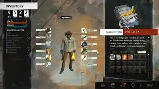 Disco Elysium The Final Cut - interacting with your Ledger and reading Harry's old cases (voiced)