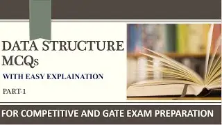 Data Structure MCQ | Part 1|  Multiple Choice Questions & Answers with Explanation | Stack | Queue