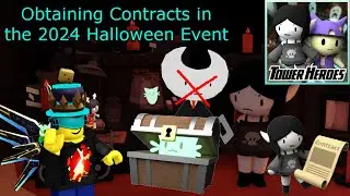 [16/16] FINDING THE NEW CONTRACTS IN THE HALLOWEEN 2024 EVENT AND SKIN SHOWCASE - Tower Heroes
