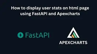 How to display user stats on html page using FastAPI and Apexcharts