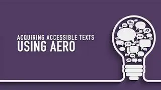 AERO: Acquiring Accessible Texts