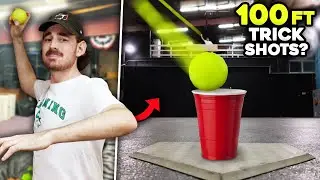 How many INSANE Trick Shots can we hit in 3 Hours?!