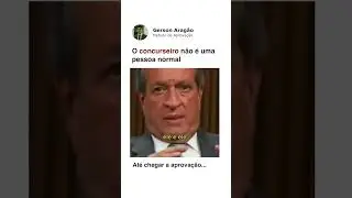O concurseiro não é uma pessoa normal até chegar a aprovação. #questoesdeconcursos #concurseiros