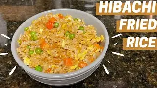HOW TO MAKE JAPANESE FRIED RICE | Hibachi Style