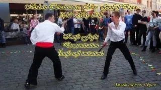 Modern Renaissance: May Graf 2014 - Knife Fight Demonstration (knife soft imitation)