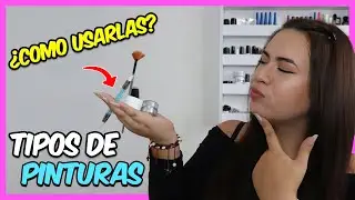 ¿Cómo USAR HERRAMIENTAS y TIPOS de PINTURA para DECORAR UÑAS? - Curso De Uñas #007
