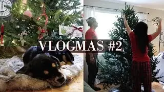 VLOGMAS #2: DECORATING OUR TREE | Stephanie Ledda