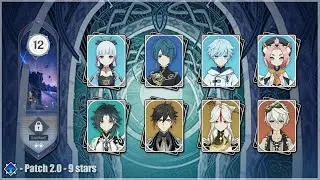 [2.0] - Genshin Impact - Abyss - Floor 12 / 9 stars - Ayaka / Xiao