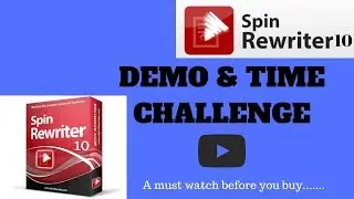 Spin Rewriter 11 🏮 Demo & Time Challenge - Best Article Spinner 📌 A Must Watch (2020 update)