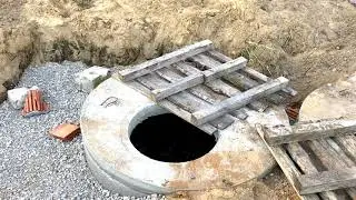 How to build a septic tank for high groundwater levels, cheaply!