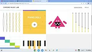 making music in chrome music lab