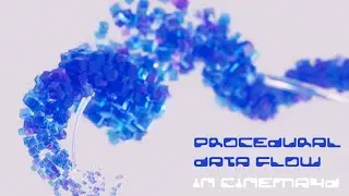 Procedural Data Flow Effect - Cinema4D
