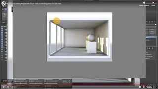 How to visualise perspective floor- and sectioning plans in 3ds max