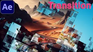 How to make transition in the form of random rectangles in After Effects #oe337