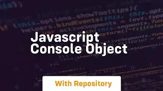 javascript console object