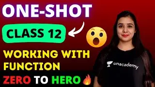Chapter 1 Computer Science | Working with Function | One Shot | Class 12 Lovejeet Arora