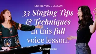 33 Singing Tips & Techniques in this full voice lesson!