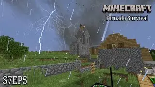 Minecraft Tornado Survival (Localized Weather Mod) S7Ep5: New Farms!