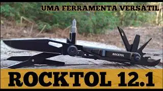 ROCKTOL ST02B,  12 Ferramentas em 1: A #multitool que vai te salvar em QUALQUER situação.