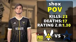 CS:GO POV Demo Vitality Shox (23/17) vs Complexity (de_mirage)