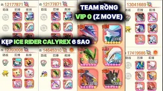 Pocket Incoming - Team Rồng VIP 0 cũng đã 11 Sao Z Move VI vài con kẹp IR Calyrex | Team Giác Đấu