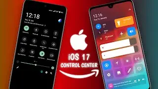 iOS 17 CONTROL CENTER Apply in any Android Devices | ios 17 control center