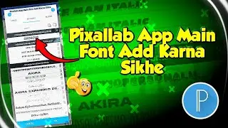 How To Add Fonts In Pixallab