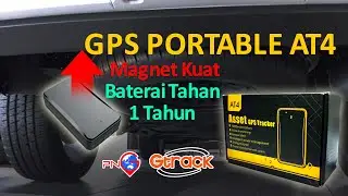 GPS Portable AT4 - Unboxing | GPS Tracker Waterproof | GPS Isi Ulang