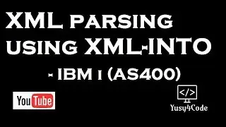 XML parsing using XML-INTO in RPGLE - IBM i