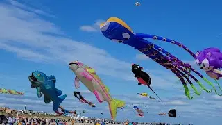 KITE FESTIVAL LONG BEACH ISLAND, NEW Jersey #kite #kitefestival #kites #kitelover #kiteflying #ocean
