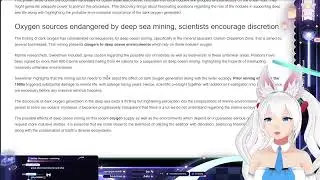 Kirsche reads about 'dark oxygen' in deep ocean