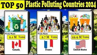 Most Plastic Polluting Countries 2024 || Top 50 Plastic Polluting Countries