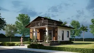 7x8 Small House with Roof Deck