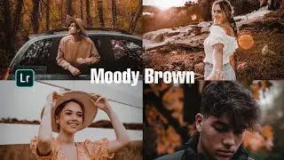 How to edit moody brown tone using lightroom mobile app, moody brown Preset in DNG