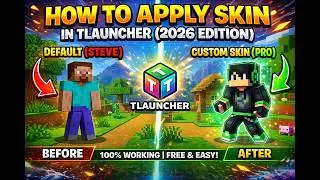 How to Apply Custom Skin in TLauncher (2026 Edition) | Easy Method! | 