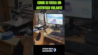 Volante impreso en 3D para la Steam Deck 🏎️ #short