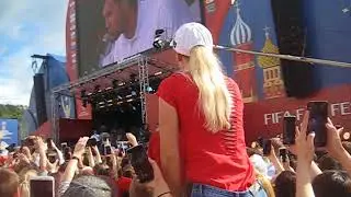 Артём Дзюба Фан зона FIFA Fan Fest 08 07 2018